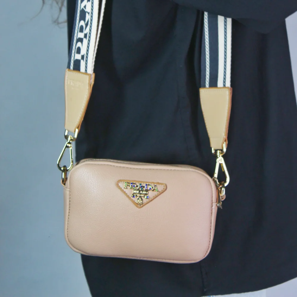 کیف دوشی و دستی زنانه مدل پرادا PRADA رنگ کرم کد 1601 - Image 3