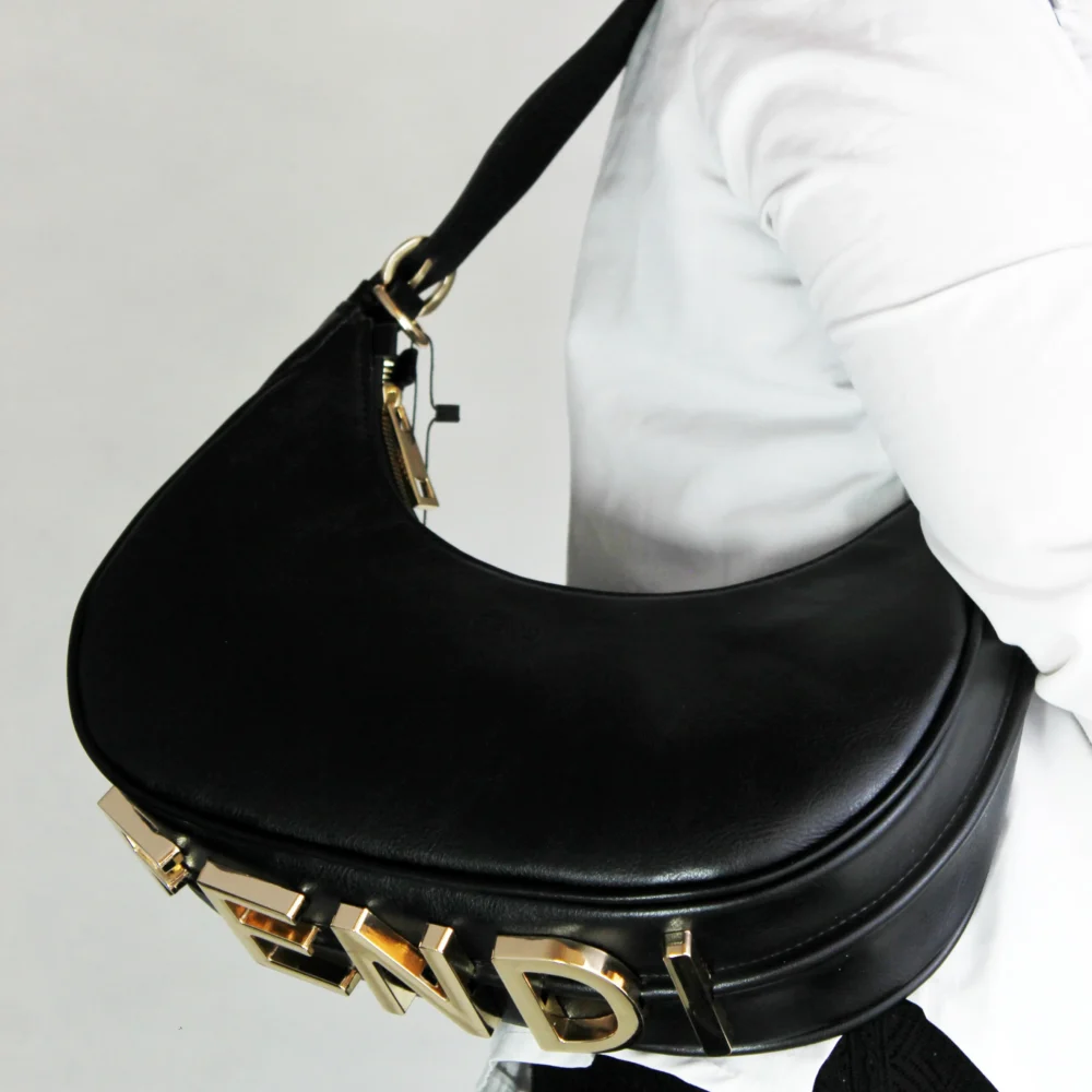 کیف دستی و دوشی زنانه فندی FENDI رنگ مشکی کد 2001 - Image 3