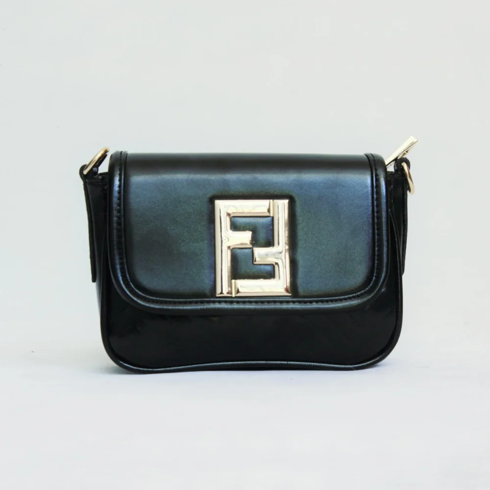 کیف دستی و دوشی زنانه مدل فندی FENDI رنگ مشکی کد 1501
