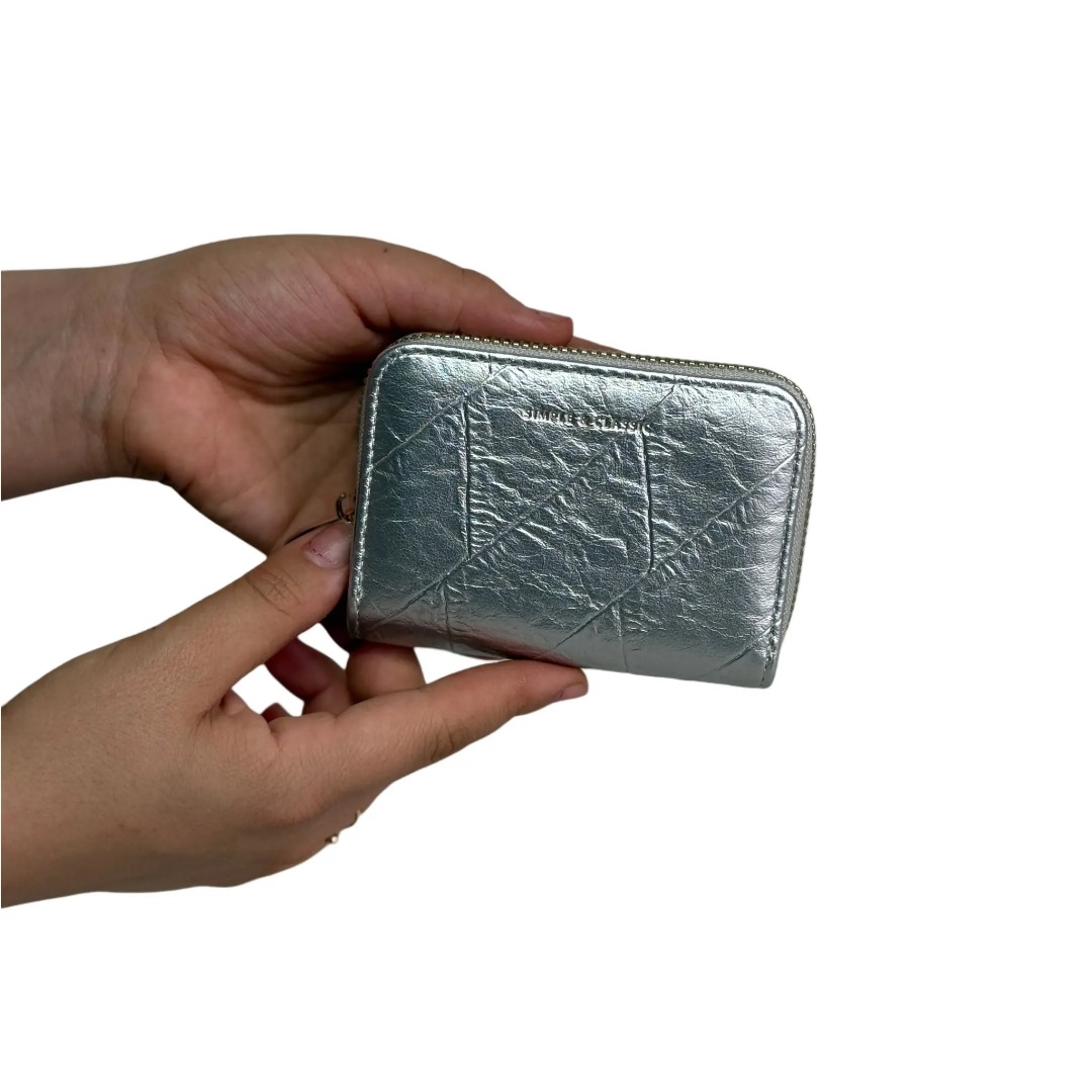 کیف پول جاکارتی دلوین رنگ سیلور کد 6205 - Image 2