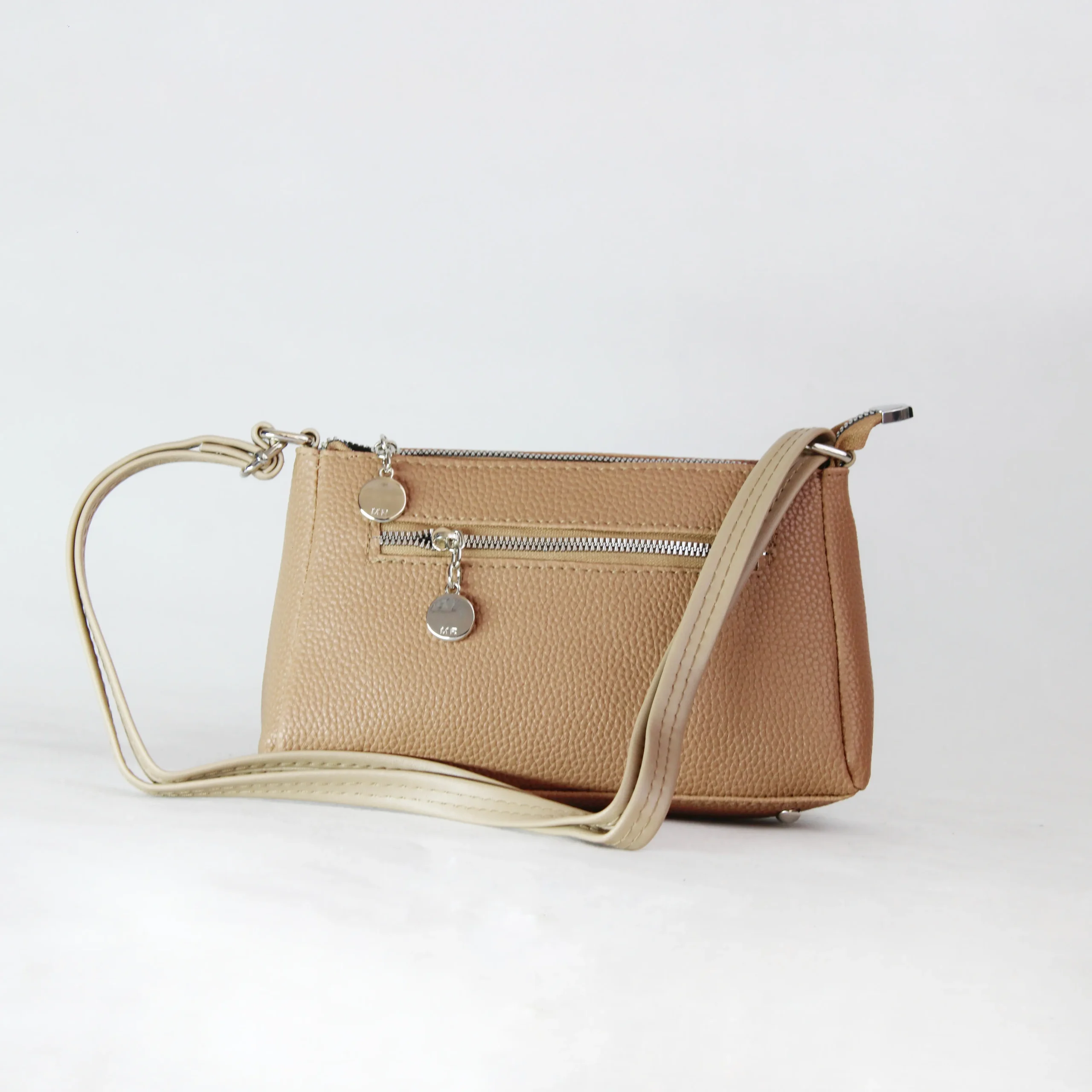 کیف رودوشی زنانه آنلی رنگ کرم کد ۴۷۰۱ - Image 2