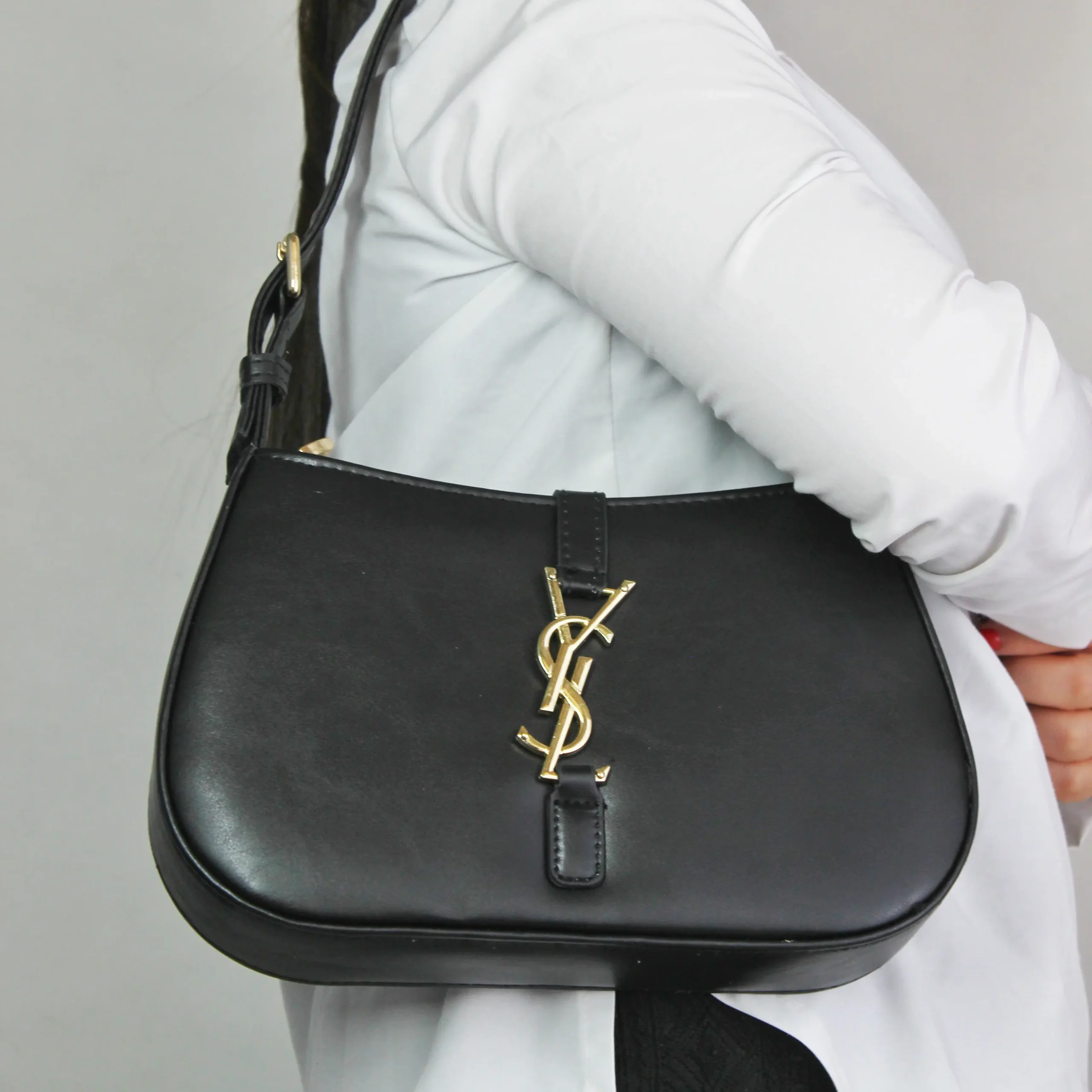 کیف رودوشی ایوسن لورن رنگ مشکی کد 5303 - Image 2