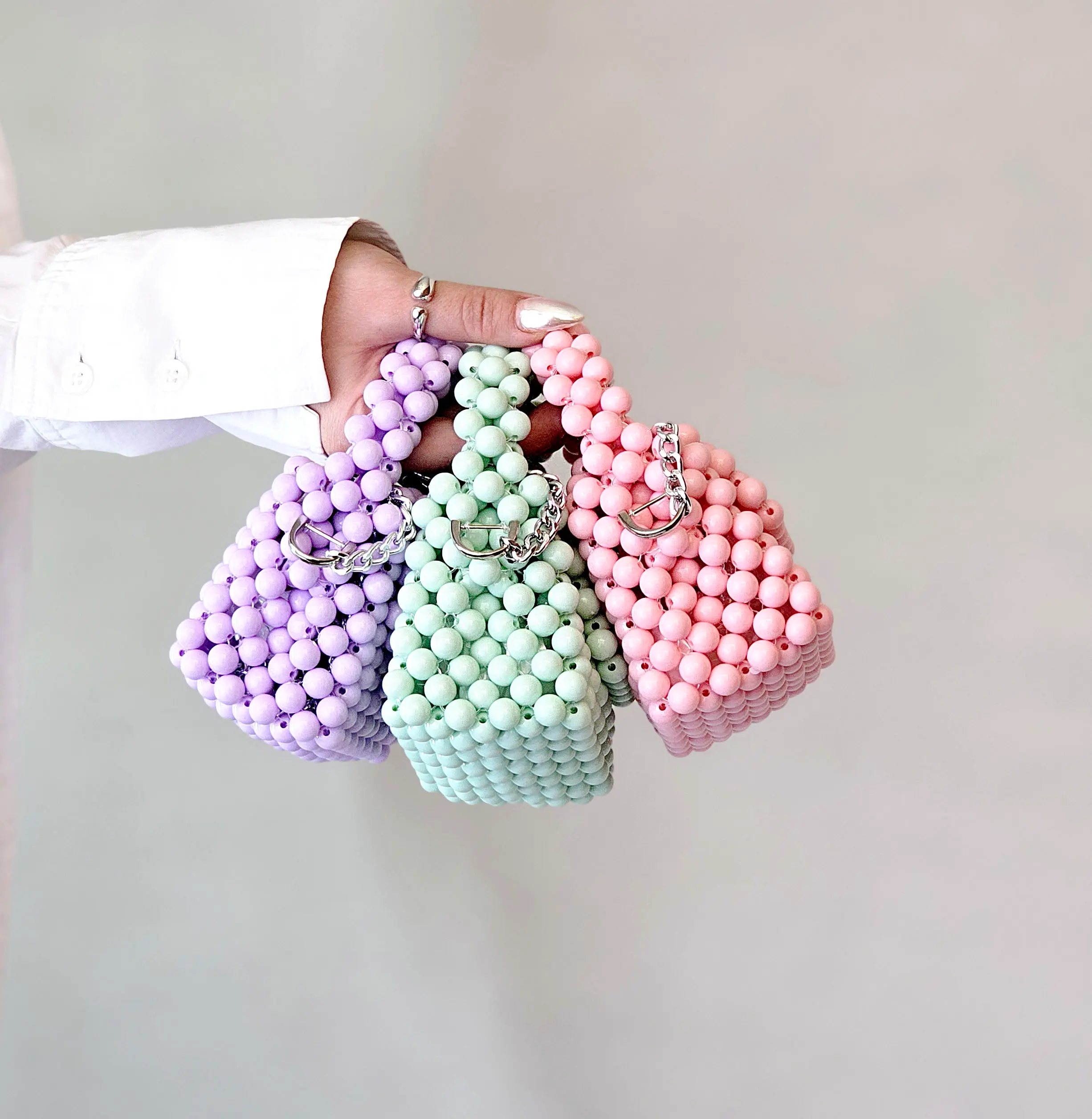 کیف مرواریدی فانتزی دخترانه کد۷۸۰۰